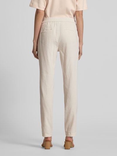 Marc Cain Broek van linnenmix met steekzakken Zand - 5