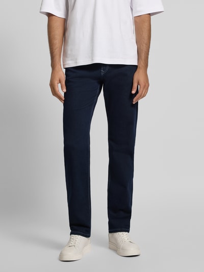 MAC Straight leg jeans in 5-pocketmodel Donkerblauw - 4