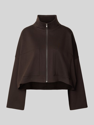 Drykorn Relaxed Fit Jacke mit Stehkragen Modell 'ELSTOW' Schoko 2