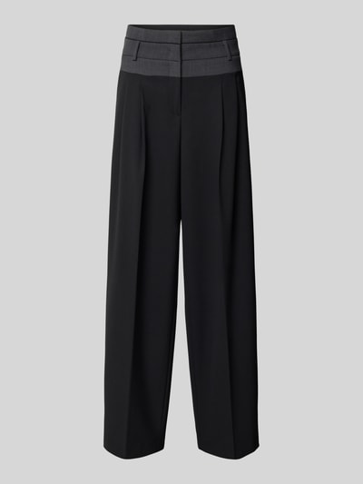 Cambio Stoffhose mit Gesäßtaschen Modell 'EVELIN' Black 2