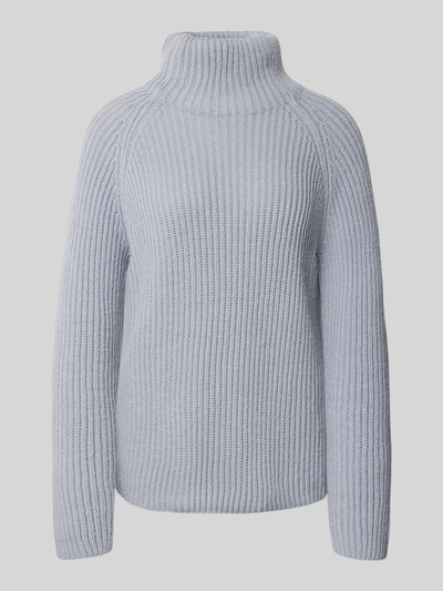 DRYKORN Gebreide pullover met opstaande kraag model 'ARWEN' Lichtblauw - 1