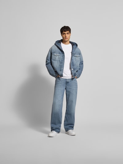 DAILY PAPER T-Shirt mit Label-Print Weiss 1