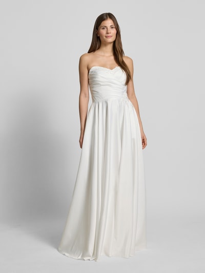 Mascara Brautkleid in Bandeau-Form Offwhite 4