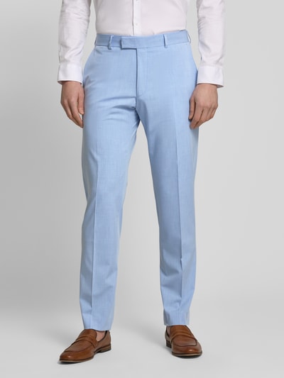 Strellson Slim Fit Anzughose mit Bügelfalten Modell 'Melwin' Hellblau 4