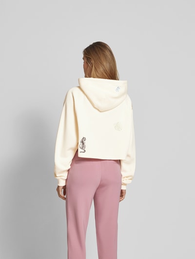 OH APRIL Oversized Hoodie mit Motiv-Stitchings Sand 5