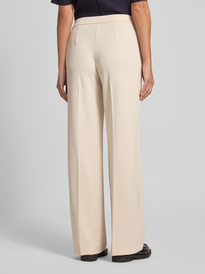 Stehmann Broek met persplooien model 'Hillda' Offwhite - 5