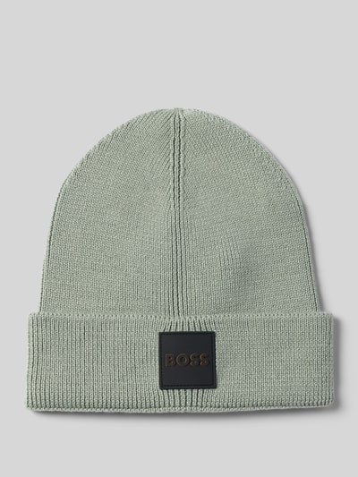 BOSS Czapka z mieszanki wełny model ‘FOXXY’ Miętowy 1