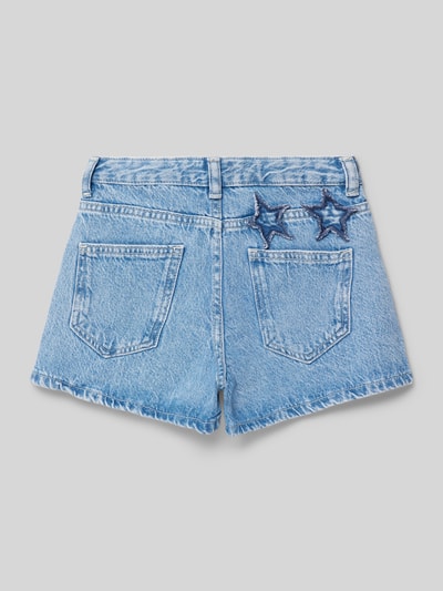 Mango Regular Fit Jeansshorts im 5-Pocket-Design Hellblau 3