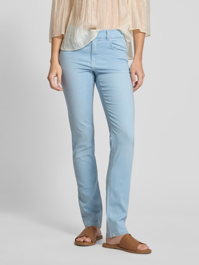 Angels Jeansy o kroju slim fit z dodatkiem streczu model ‘Cici’ Jasnoniebieski 4