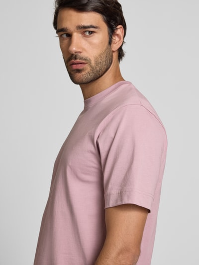 Drykorn T-shirt met ronde hals, model 'RAPHAEL 10' Rosé - 3