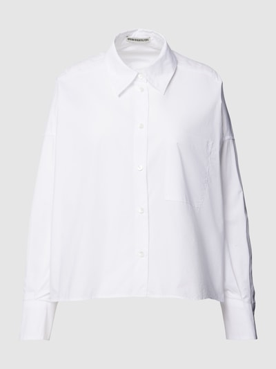 Drykorn Bluzka koszulowa z kieszenią na piersi model ‘NAMIDA’ Biały 2