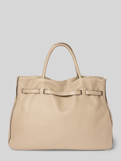 Abro Torebka ze skóry model ‘JILL’ Szarobrązowy 4