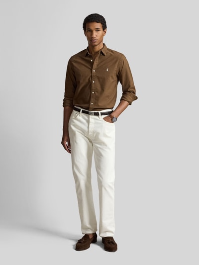 Polo Ralph Lauren Slim Fit Freizeithemd aus reiner Baumwolle ' Mittelbraun 1