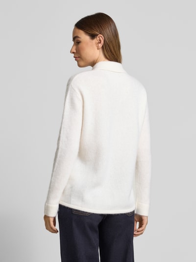 Herzensangelegenheit Strickjacke aus Kaschmir-Baumwoll-Mix Offwhite 5