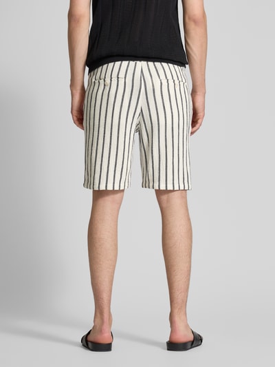SELECTED HOMME Regular fit bermuda met structuurmotief, model 'BRODY' Offwhite - 5