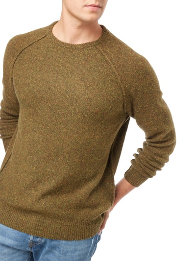 MCNEAL Pullover mit Inside-Out-Nähten Oliv 3