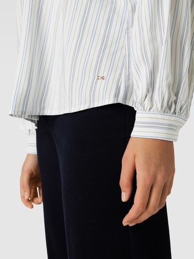 Tommy Hilfiger Blouse met streepmotief Wit - 3