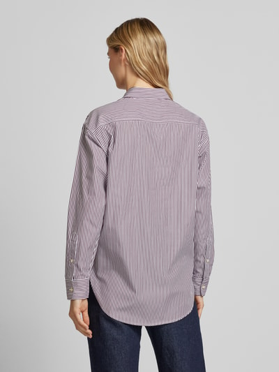 Lauren Ralph Lauren Regular fit overhemdblouse met labelstitching, model 'KOTTA' Zwart - 2