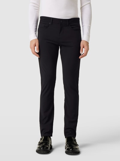 BOSS Stoffen broek in 5-pocketmodel, model 'Delaware' Zwart - 4