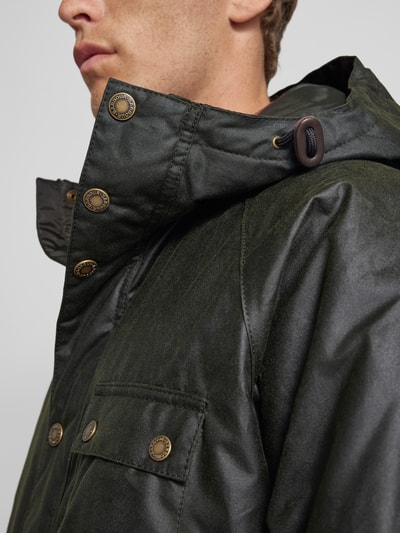 Barbour Jacke mit Pattentaschen Modell 'WINTER WAX' Oliv 3