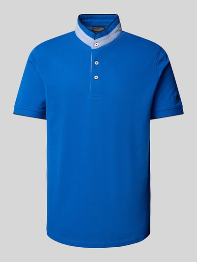 Christian Berg Men Regular Fit Poloshirt mit Stehkragen Royal 2