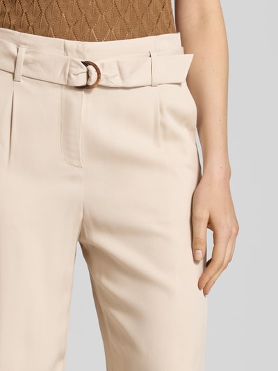 Christian Berg Woman Culotte mit Eingrifftaschen und Gürtel Ecru 3