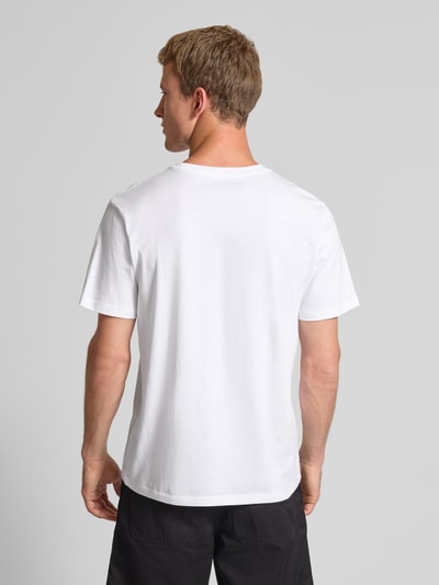 Carhartt Work In Progress T-shirt met geribde ronde hals Wit - 5