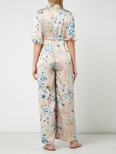 Forever Unique Jumpsuit van satijn  Zand - 4