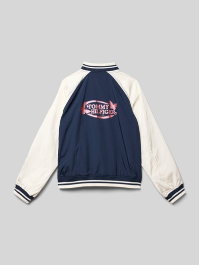 Tommy Hilfiger Teens Relaxed Fit Bomberjacke mit Rückenlogo Marine 3