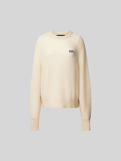 ROTATE Pullover in Strick-Optik Beige 2