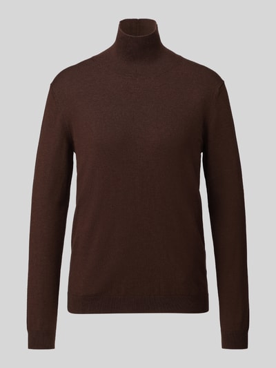 Weekend Max Mara Relaxed Fit Pullover aus Seiden-Woll-Mix Modell 'KIKU' Dunkelbraun 2