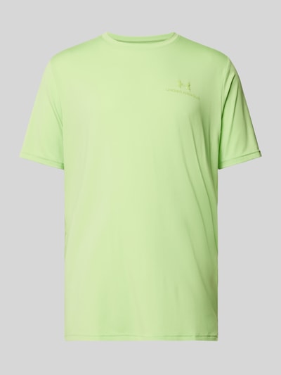 Under Armour T-shirt met labelprint, model 'Vanish' Appeltjesgroen - 2