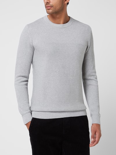 Tom Tailor Pullover aus Baumwolle Dunkelgrau 4