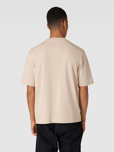 HUGO T-Shirt mit Rundhalsausschnitt Modell 'Dleek' Beige 5