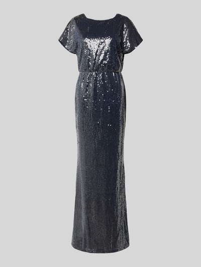 Christian Berg Cocktail Regular Fit Abendkleid mit Allover-Pailettenbesatz Marine Melange 2
