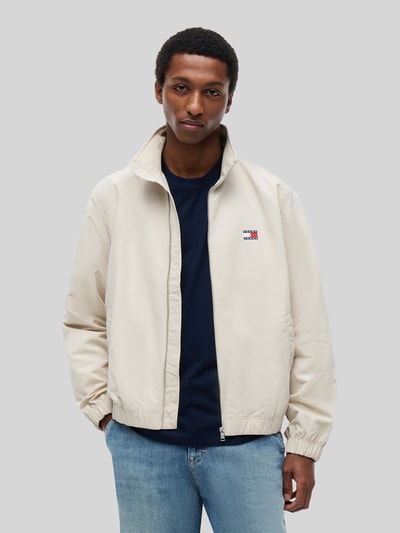 Tommy Jeans Bluzon o kroju relaxed fit z nadrukiem z logo Beżowy 4