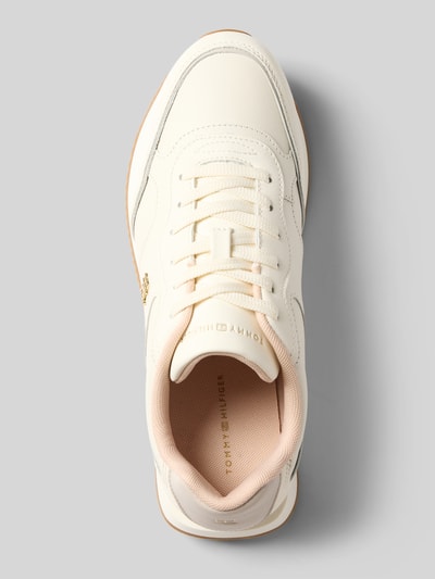 Tommy Hilfiger Lage sneakers van echt leer Offwhite - 3