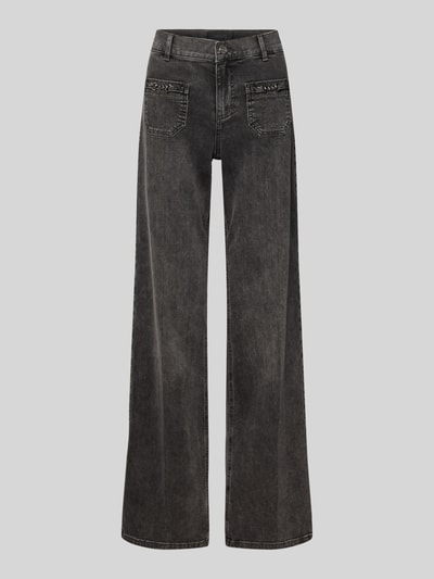Angels Flared Jeans mit aufgesetzten Taschen Modell 'LIZ SMART BUCKLE' Dunkelgrau 2