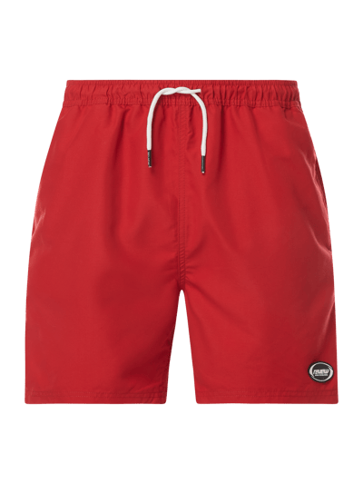 REVIEW Badeshorts mit Logo-Detail  Rot 1