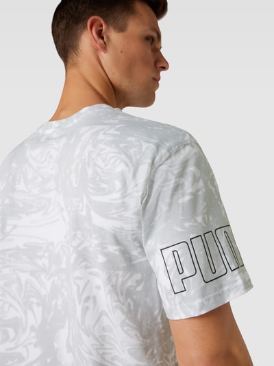 PUMA PERFORMANCE T-Shirt mit Allover-Muster Modell 'Summer' Weiss 3