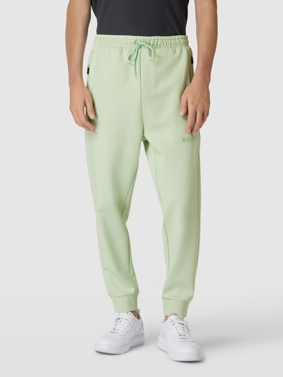 BOSS Green Sweatpants mit elastischem Bund Modell 'Hadiko' Hellgruen 4