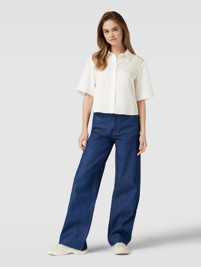 Marc O'Polo Denim Bluse mit 1/2-Arm Offwhite 1