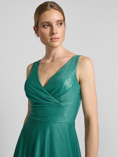 TROYDEN COLLECTION Cocktailkleid in Wickel-Optik Mint 3