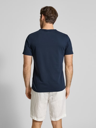 Lerros T-Shirt mit Rundhalsausschnitt Dunkelblau 5