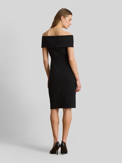 Lauren Ralph Lauren Nauwsluitende cocktailjurk met carmenhals Zwart - 5