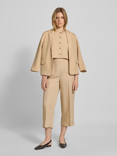 Zero Gilet met doorknoopsluiting Zand - 1