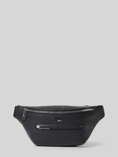 Productfoto, Bauchtasche met labelapplicatie model 'RAY' van BOSS, look: effen, ritssluiting, hoofdvak, binnenvak, ritsvak, heren