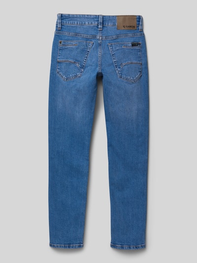 Garcia Slim Fit Jeans im 5-Pocket-Design Modell 'TAVIO' Blau 3