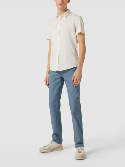 Brax Straight Fit Chino mit 5-Pocket-Design Modell 'Cadiz' Hellblau 1