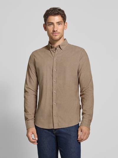 Casual Friday Regular fit vrijetijdsoverhemd met button-downkraag, model 'PONTUS' Beige - 4